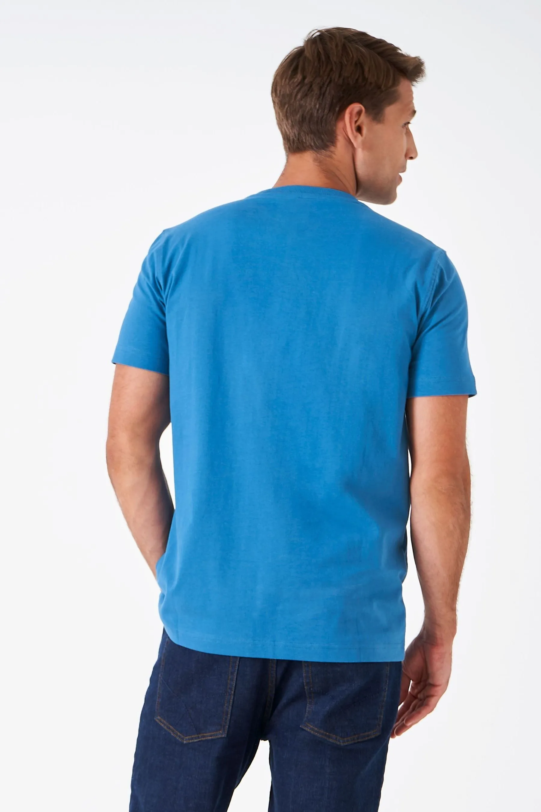 Crew Clothing Maglietta classica tinta unita 100% cotone    