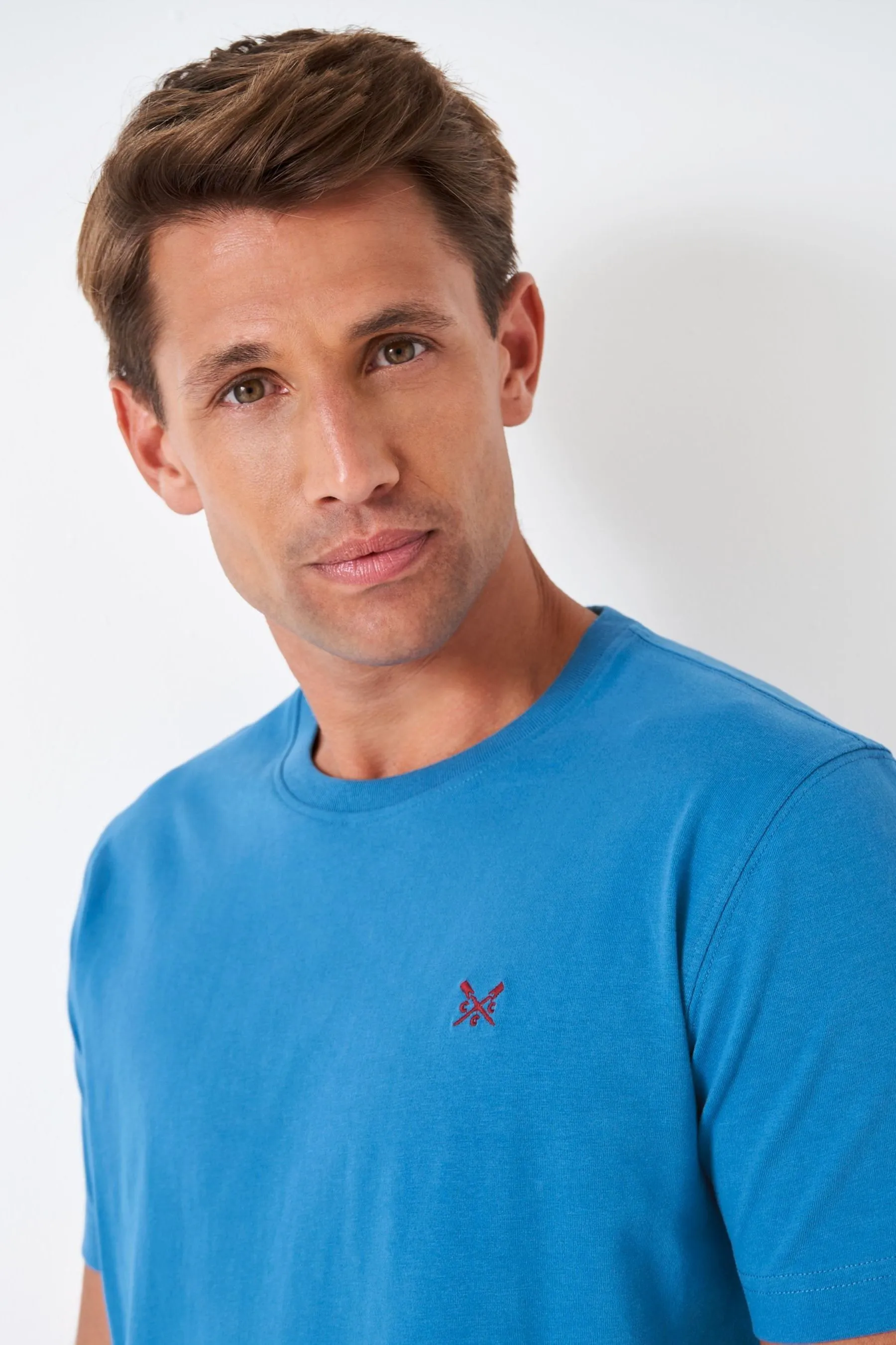 Crew Clothing Maglietta classica tinta unita 100% cotone    