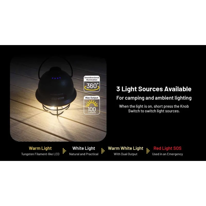 Lanterne de bivouac NiteCore LR40