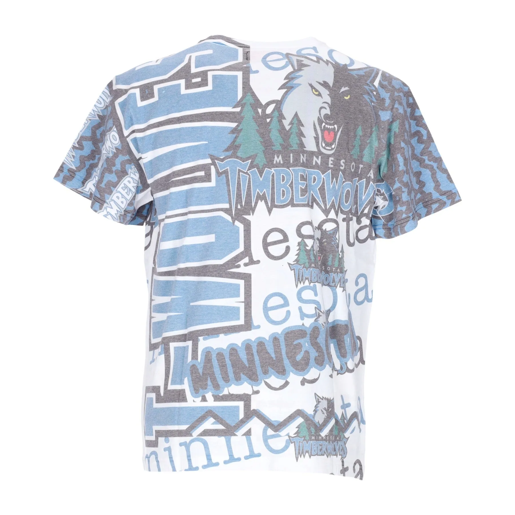 Maglietta Uomo Nba Jumbotron 2.0 Sublimated Tee Hardwood Classics Mintim White/original Team Colors