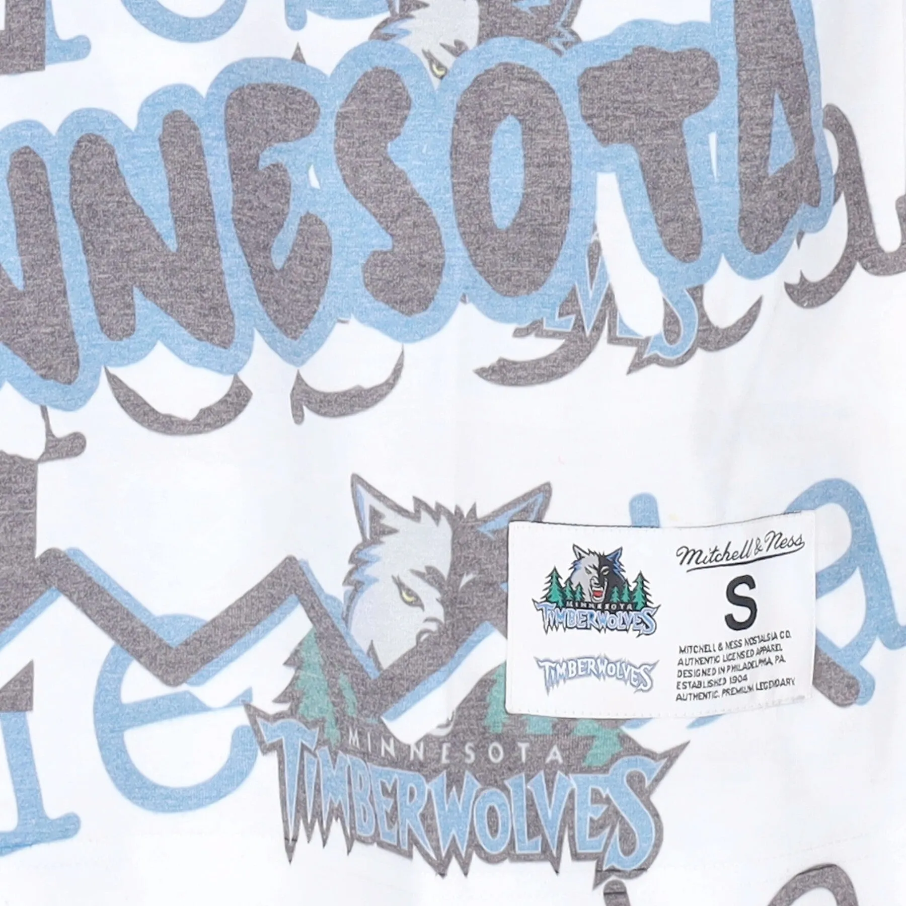 Maglietta Uomo Nba Jumbotron 2.0 Sublimated Tee Hardwood Classics Mintim White/original Team Colors