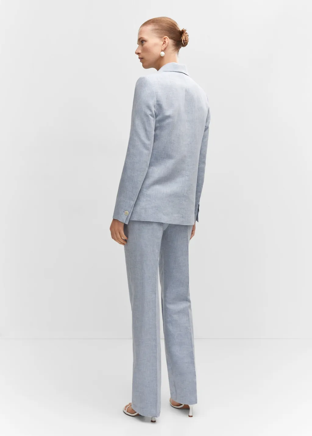Pantaloni lino texture
