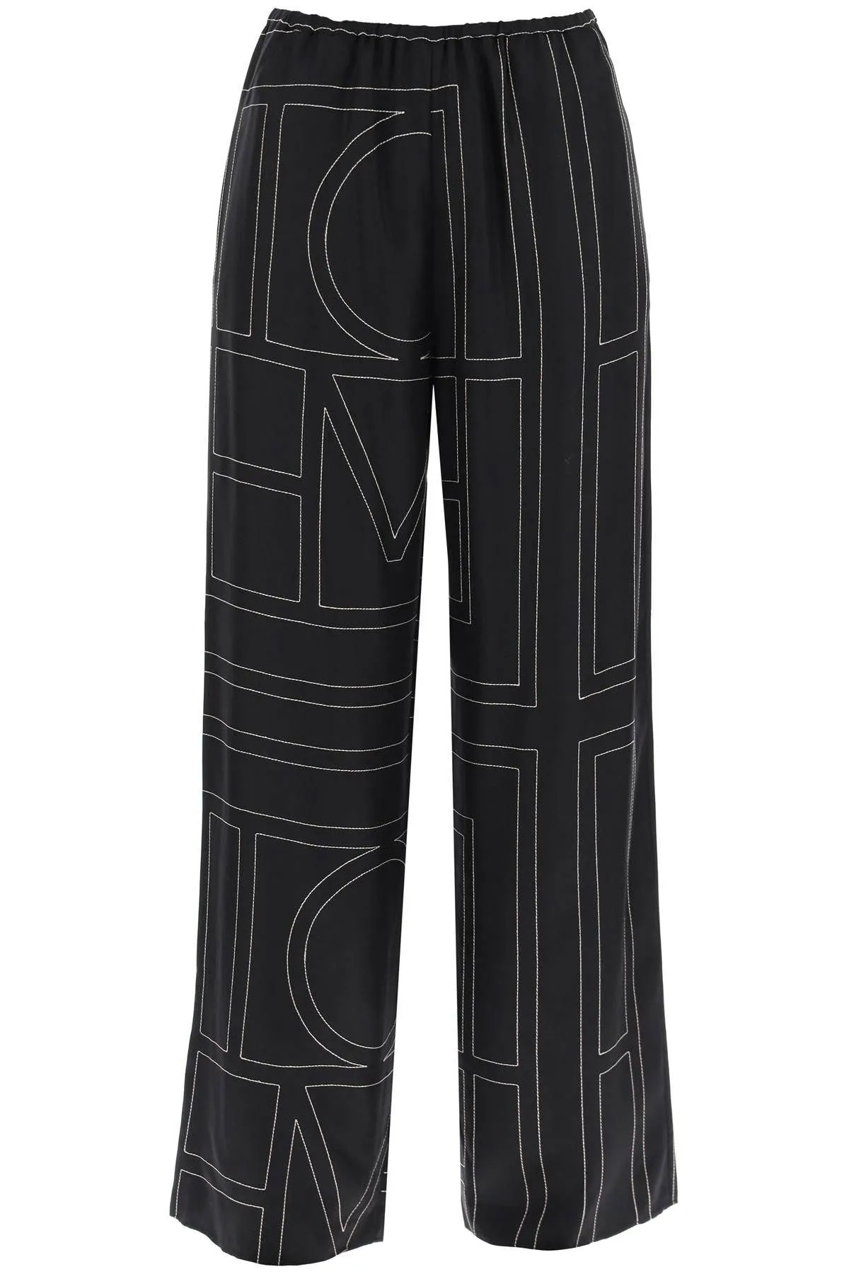 PANTALONI PAJAMA RICAMO MONOGRAM