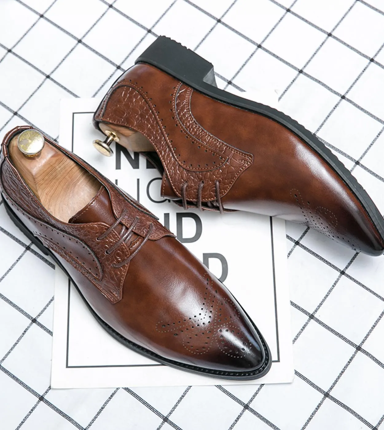 Scarpe eleganti da uomo classiche da lavoro di alta qualità Scarpe da sposa eleganti da uomo eleganti da uomo Slip On Office Oxf